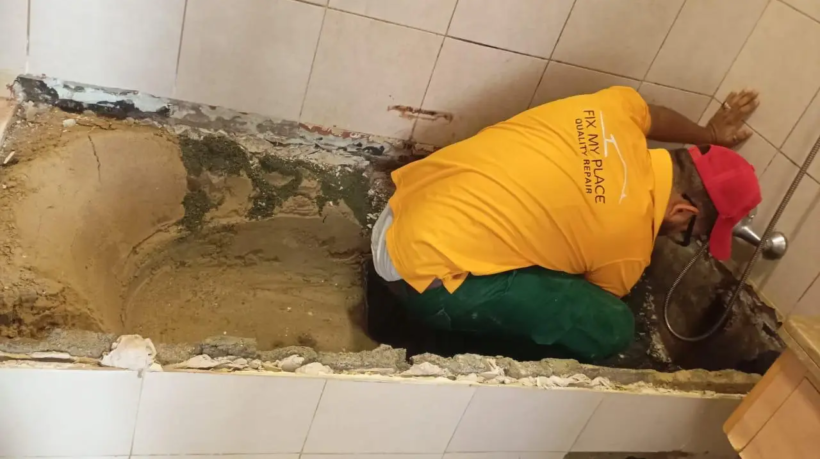 Fix My Places renovation team working on site in Dubai